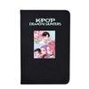 Student Classroom Notebook Cartoon Printed Portable Imitation Leather Black Notebook Creative Notebook