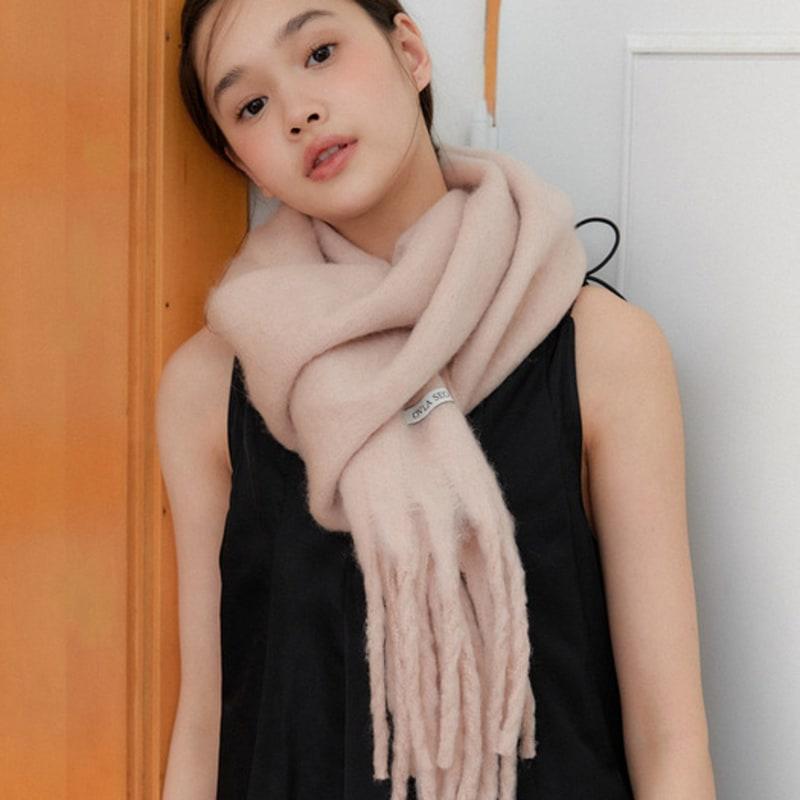 

OVLA vintage chunky muffler_colors MF005 Ivory