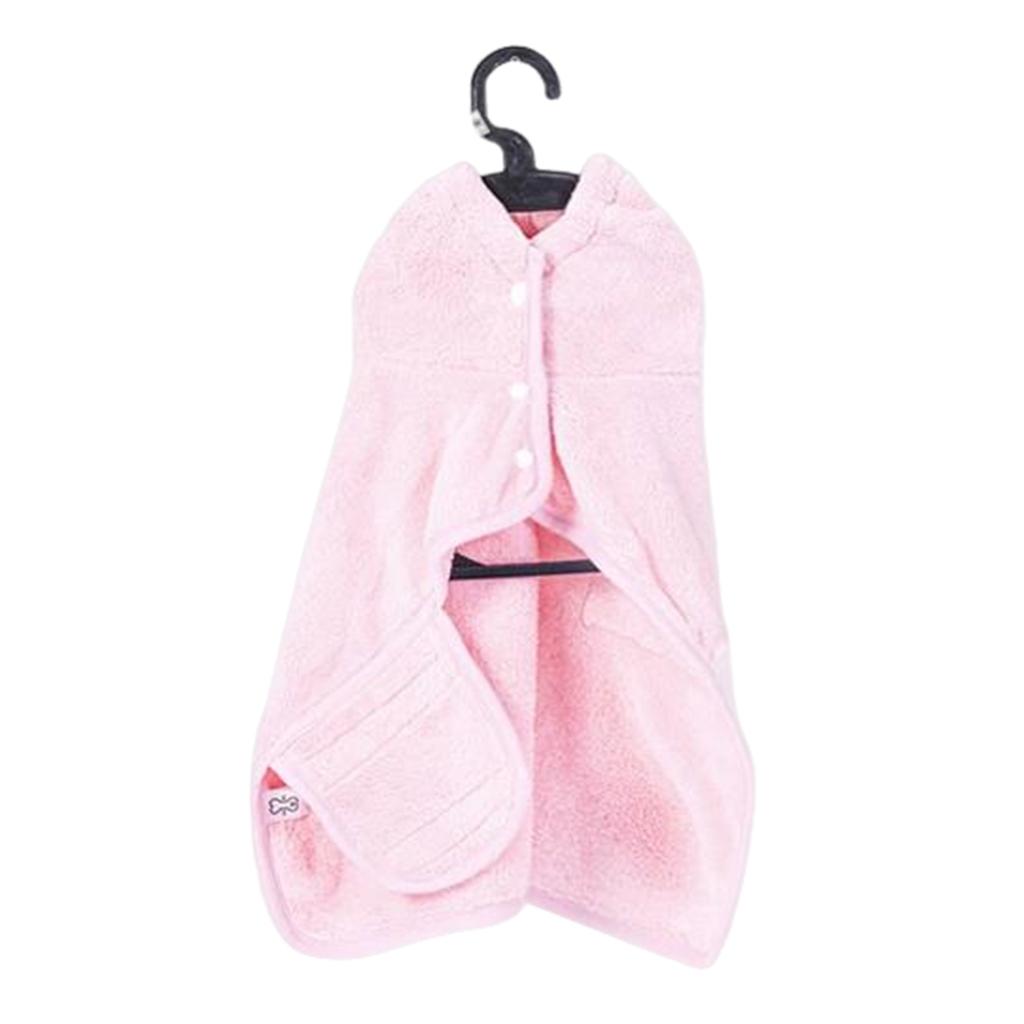Dogs Bathrobe Cute Capes Bath Towel Soft Cozy Ultra-Absorbent Drying Coat Robe For Stylish Pet Lover Bath Clothing