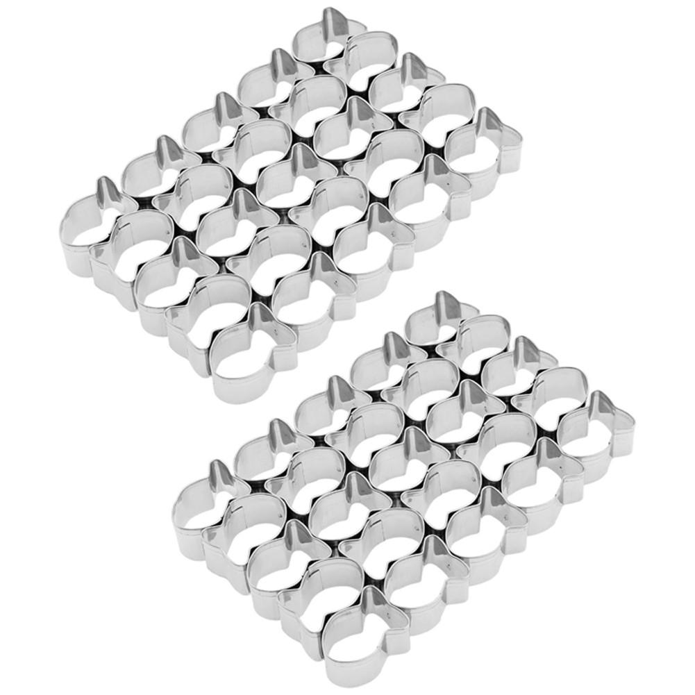 25 Cavity Cutter Fish Shape Molds Goldfish Cookie Cutter
