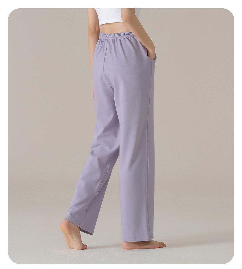 Aifen Teng Women's Loose Fit Cotton Pajama Pants: Summer, Solid Color, Plus Size, Straight Leg, Wear Indoors or Outdoors.