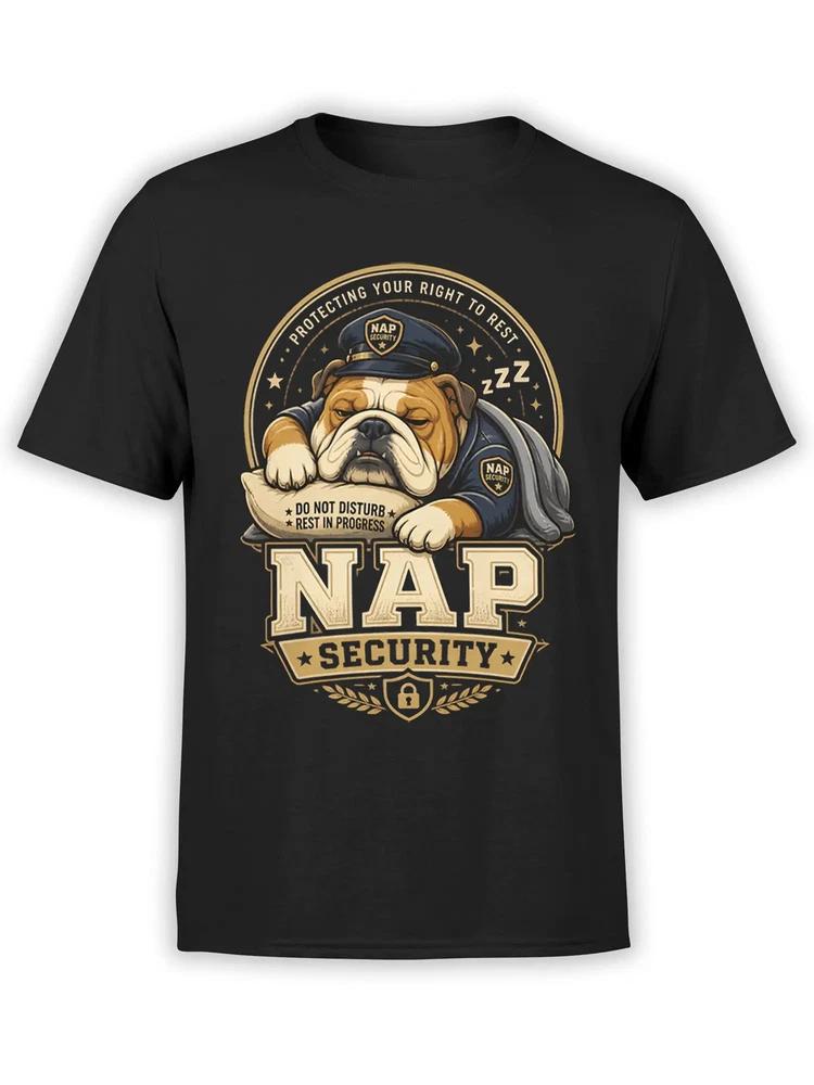 Nap Security Bulldog Tshirt Unisex S