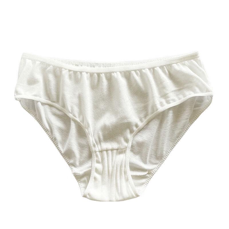 Ximaina Women's Disposable Cotton Briefs