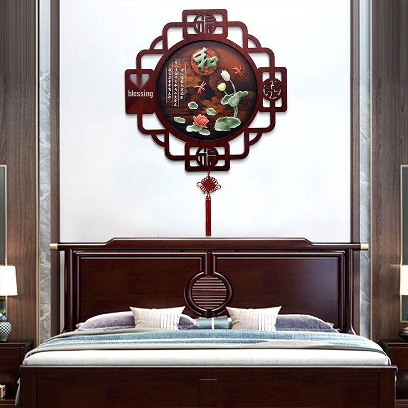 Chinese Style Decorative Wall Murals: Jade Carving Art for Living Room, Hallway & Restaurant