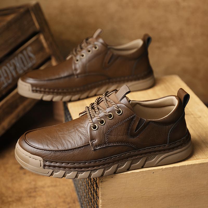 Handmade Men Shoes Casual Leather Shoes For Men Loafers Moccasins Men Flats Shoes Driving Shoes