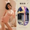 New Sexy Underwear Bunny Uniform Open Crotch Free Backless Temptation Tease Passion Suit