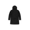 Timberland Casual Mid-Length Solid Color Hooded Jacket Women jackets Black A5TAF-001