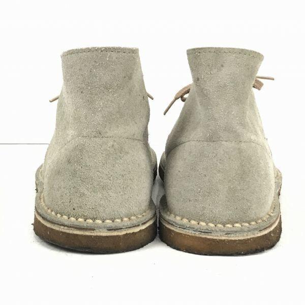 REGAL suede desert boots chukka boots 24.0 gray(USED)