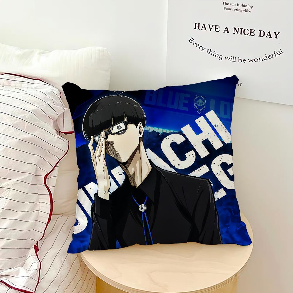 

крутой комикс аниме B-bule J-Jinpachi l-lock Эго Удобная мягкая наволочка для дивана, гостиной, домашнего декора, защитные чехлы 30x30CM(12x12in)