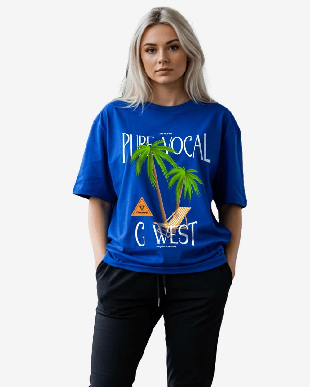 G West Oversized Pure Vocal T Shirt - WOMEN XL