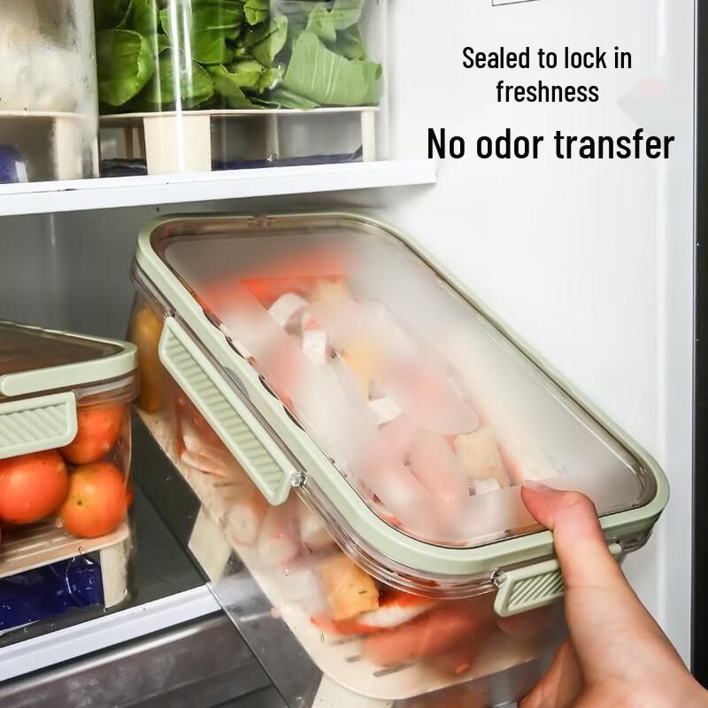 Portable Drainable Food Storage Containers