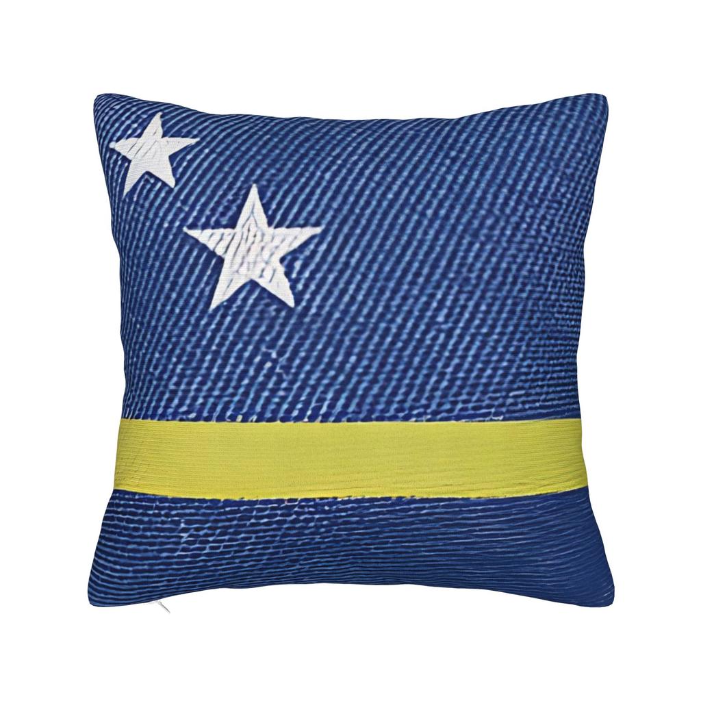 TEAM CURACAO Soccer Sport Square Pillowcases Polyester Sofa Cushion Cover Cute Decor Pillow Cover