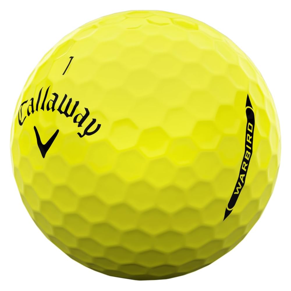 Callaway Warbird Distance Golf Balls Yellow 25 Pack 2-Piece Structure