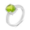 Silver Ring with Peridot, Item Weight 2.85 G (60002167)