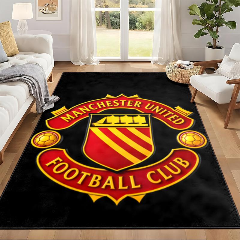 FC Manchester Carpet Door Mat for Living Room or Bedroom Protective Mat Under Chair Office Decoration Christmas Gift Birthday Present