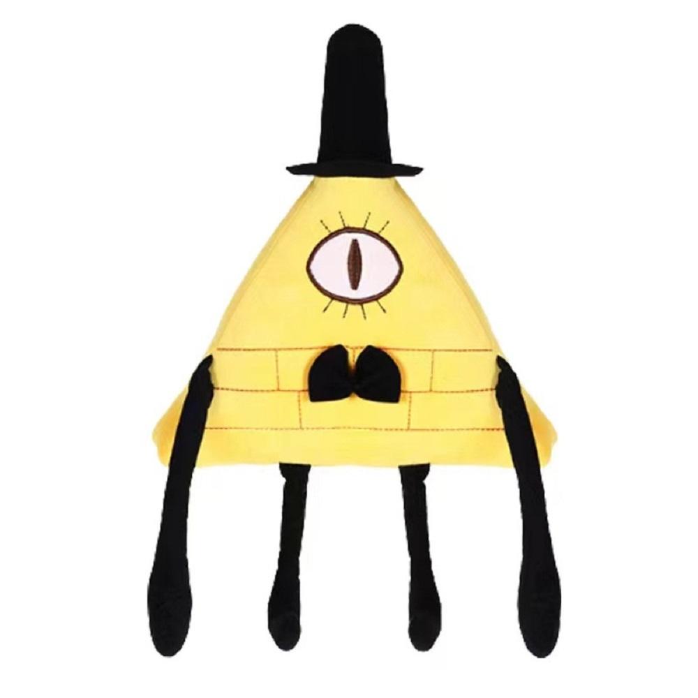 Nieuwe 28cm Gravity Falls Bill Cipher Pop Verjaardagscadeau Voor Kinderen Kinderen Cartoon Anime Spellen Omringende Speelgoed Decoratie Cadeau 28cm yellow