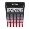 Desktop Calculator 12 Digits LCD Display Large Buttons Ladder Keypad Calculator for   School
