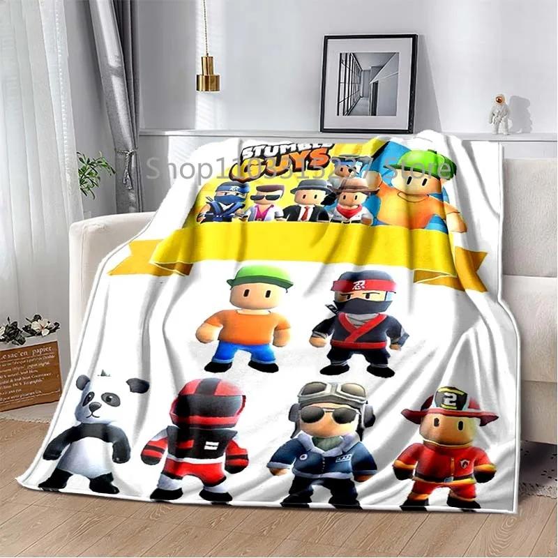

Game Stumble-guys Blankets, Throw Blanket, для спальни, гостиной, дивана, кровати, офиса, автомобиля, подарок для геймера 30x40inch