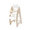 Dollhouse High Chair 1/12 Scale Adorable Realistic Doll House Accessories Furniture Model for