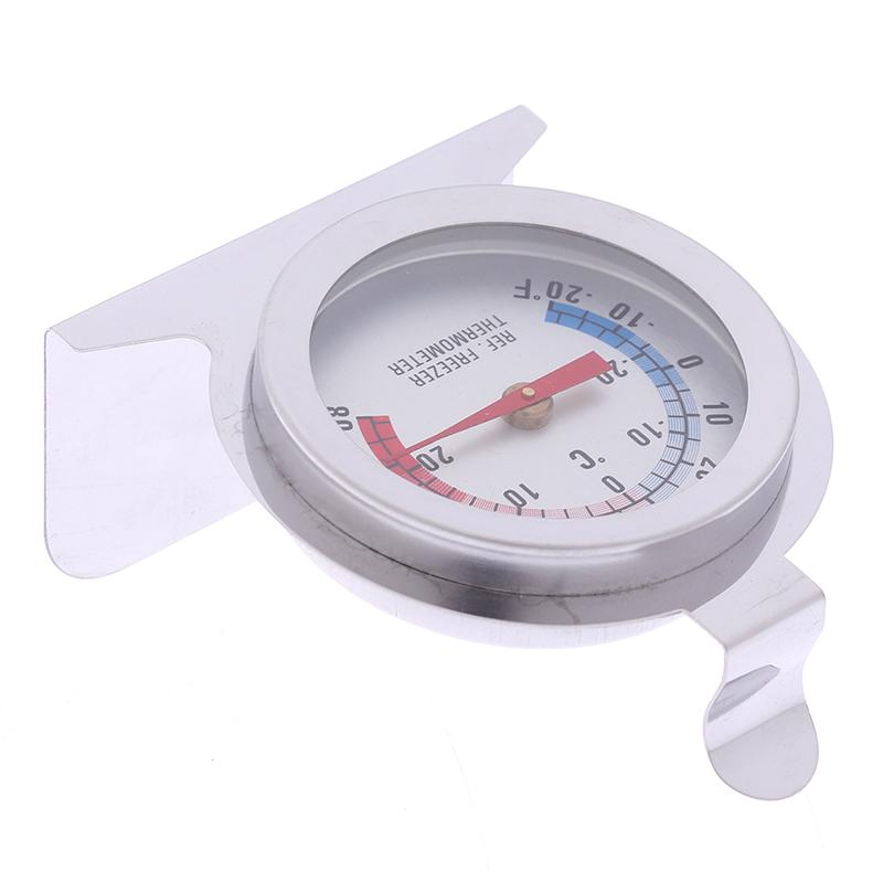 Refrigerator Thermometer Stainless Steel Fridge Freezer Thermometers Kitchen