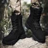 Men's Tactical High-Top Combat Hiking Boots - Desert and Outdoor Use