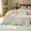 Floral Fluffy Fleece Blanket – Breathable, Soft, Lightweight Warm Blanket for Home, Couch, Bedroom, Office: All Season, Halloween & Christmas