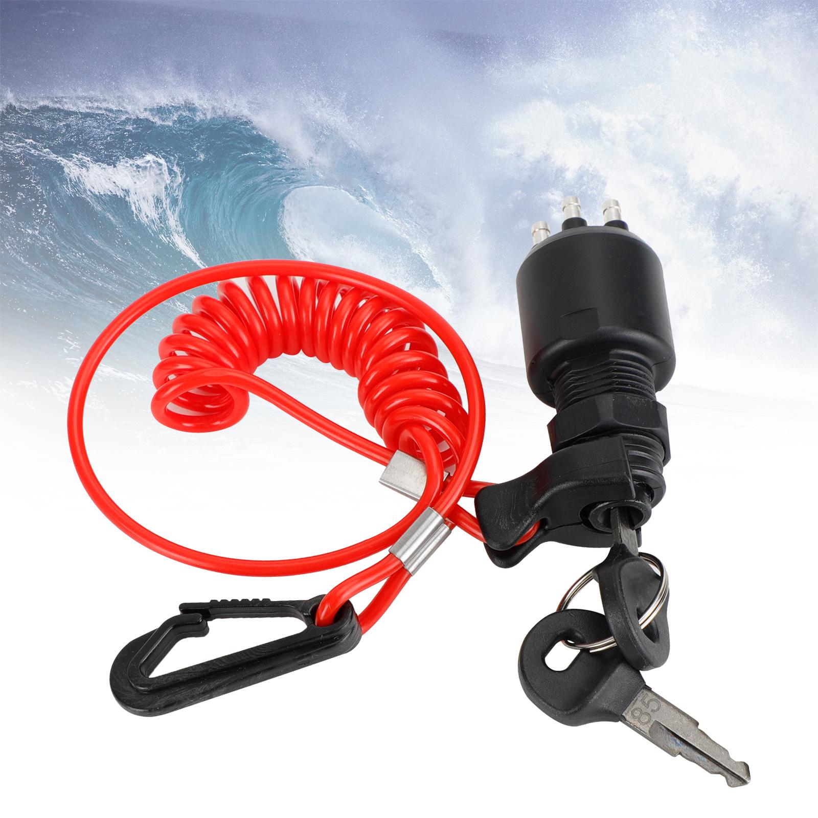 

Выключатель зажигания и страховочный шнур подходят для Johnson Evinrude 5005801 175974