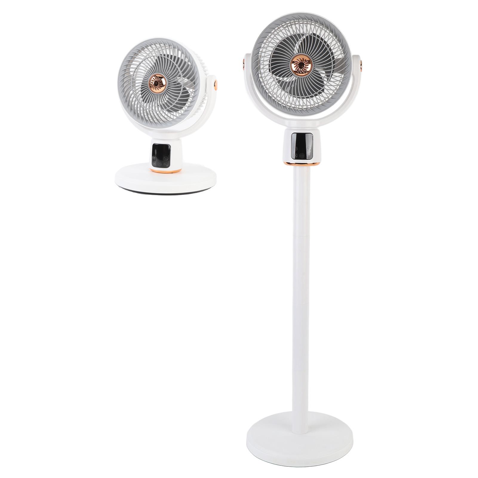 Oscillating Standing Fan with Remote Control,     Fan for Strong   Circulation, Tim , and Multi Angle Oscillation for Indoor Use