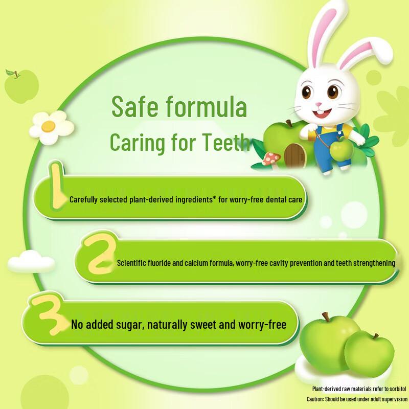 Darlie Baby Rabbit Kids Fluoride Toothpaste 3-12 Years (4 x 40g)