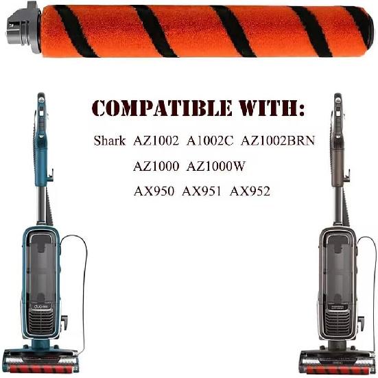 Replacement For Shark APEX DuoClean AZ1002 AZ1000 AZ1000W AX950 AX951 AX952 Vacuum,Part # XFF650 & XHF650 & 1173FT950,1 Soft Brush Roller, 2 Hepa