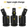 360 Degree Swivel Knuckle Joint Air Impact 1/2 3/8 1/4 Inch Wobble Retractable Socket Adapter For Pneumatic Wrench Tool