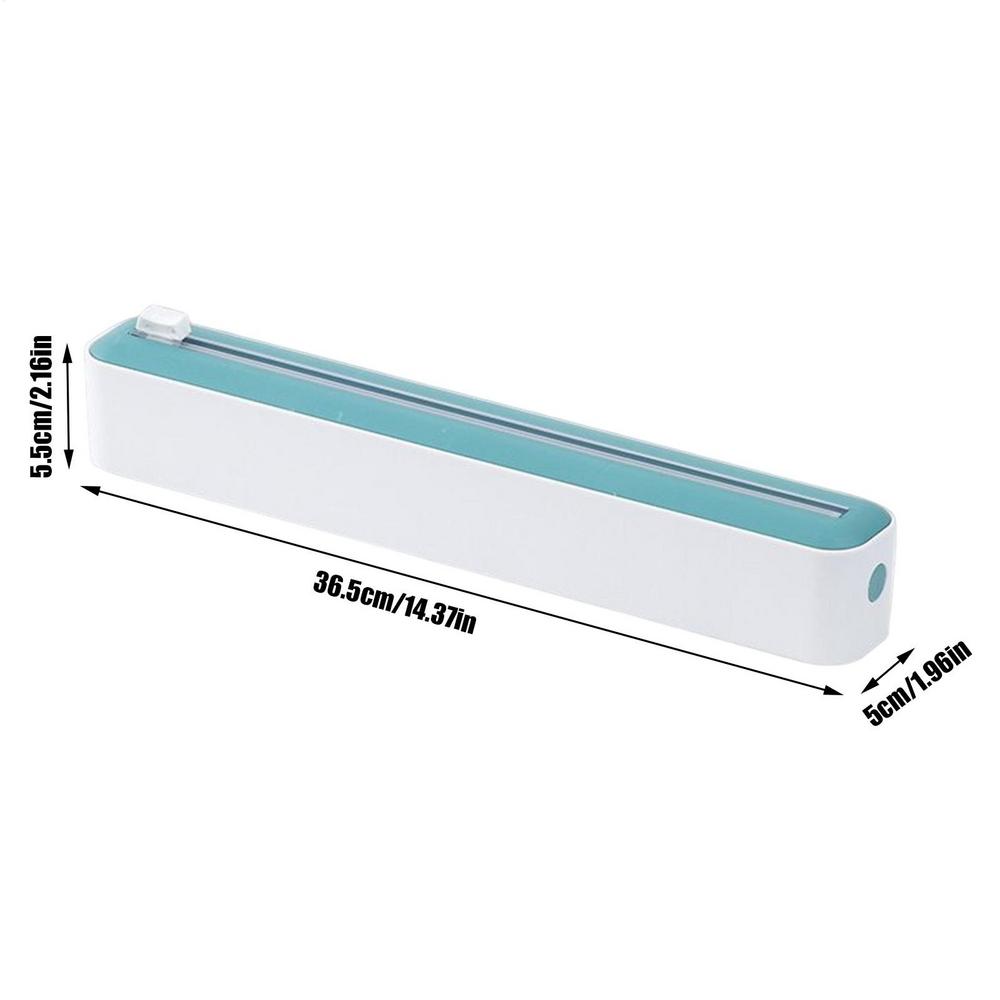 Dyspenser do folii z obcinarką Obcinarka do folii aluminiowej do pakowania żywności Kuchenne ręczne pudełko do cięcia Szybkie dozowanie folii stretch