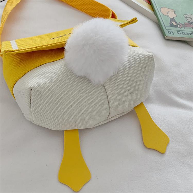 Duck Ass Bag 2020 New Trendy Summer Vitality Girl Canvas Messenger Bag Ins Cute Literary Shoulder Bag