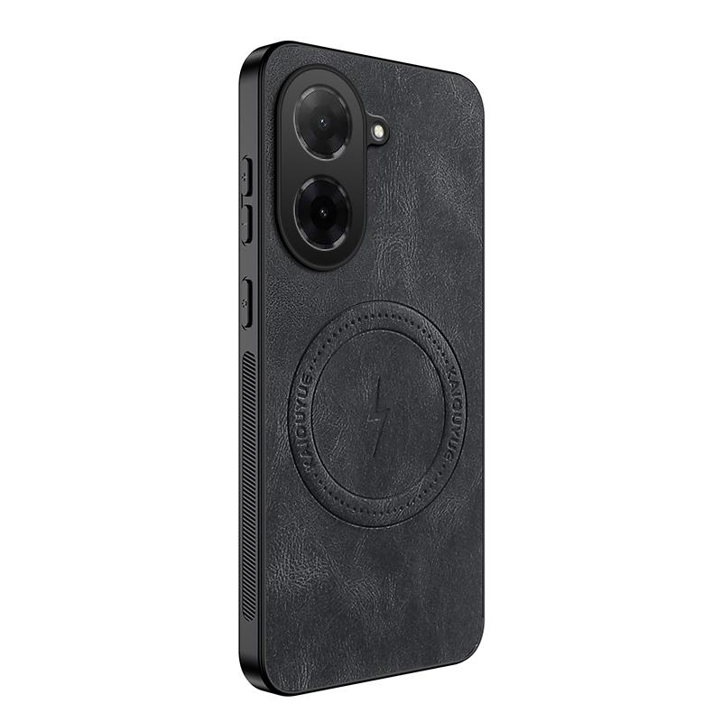 For Redmi A5 New Leather Matte Frosted Magnetic Phone Case For Redmi A5 4G Shockproof Bumper Soft Cover For Redmi A5 Phone Shell