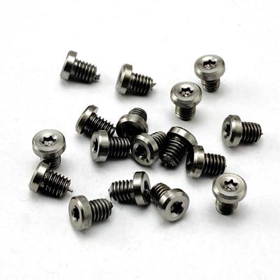 5 DB Titán Ötvözet M2.5 T6 Torx Csavar Félgömb Fejű M2.5 Menetes Csavarok Zsebkés Markolat Tengelyhez DIY Készítés Javító Kiegészítők