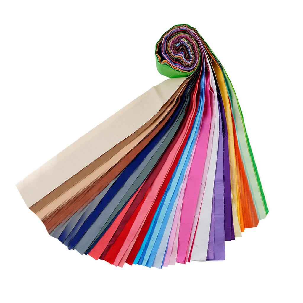 56 Pieces Jelly Roll Fabric Strips Sewing Precut Patchwork Quilt