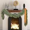 150cm 59.05 Inches Festive Decoration Sturdy Holiday Decor Indoor Outdoor Decor Long-lasting Holiday Decor Lifelike Cedar Leaves