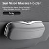 Premium Car Visor Glasses Case ABS Anti-Scratch Auto Sunglasses Organizer Storage Flocking Inner Eyeglasses Protection Box