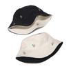 New Pineapple Embroidery Bucket Hat Unisex Double-sided Fisherman Hats Men Women Outdoor Sun Visor Travel Pot Hats