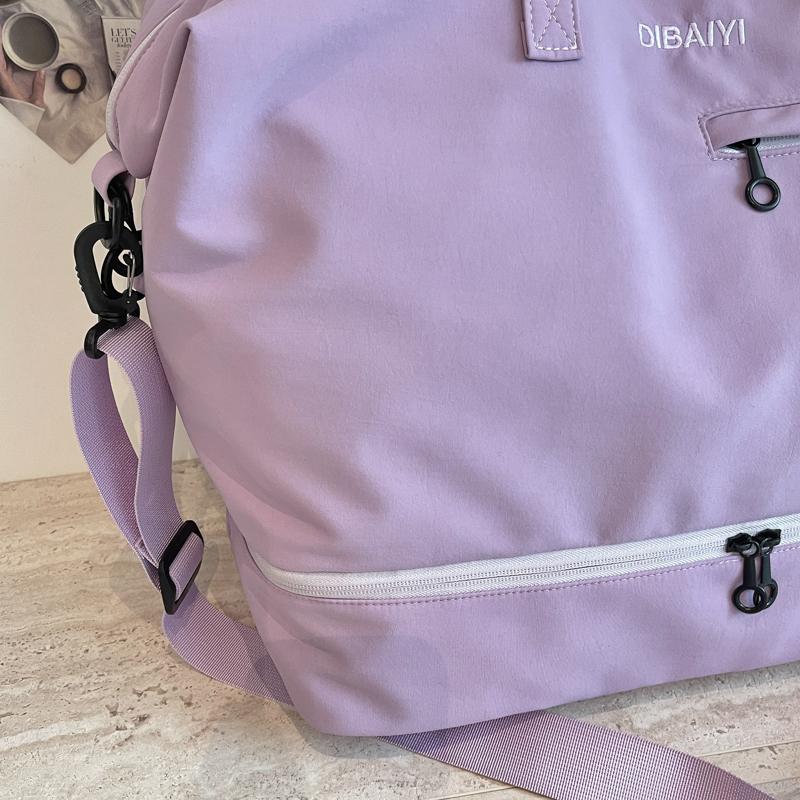 Women's Large Capacity Short Distance Storage Luggage Bag Portable Lightweight Crossbody Sports Fitness Bag