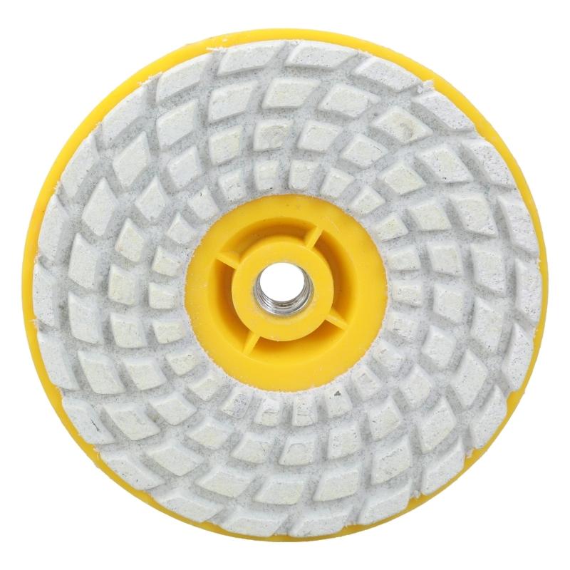 

High Efficiency Compact Diamonds Grinding Wheel Polishing Pad for Precise Edge Finishing on Tile and Marble Stones 1