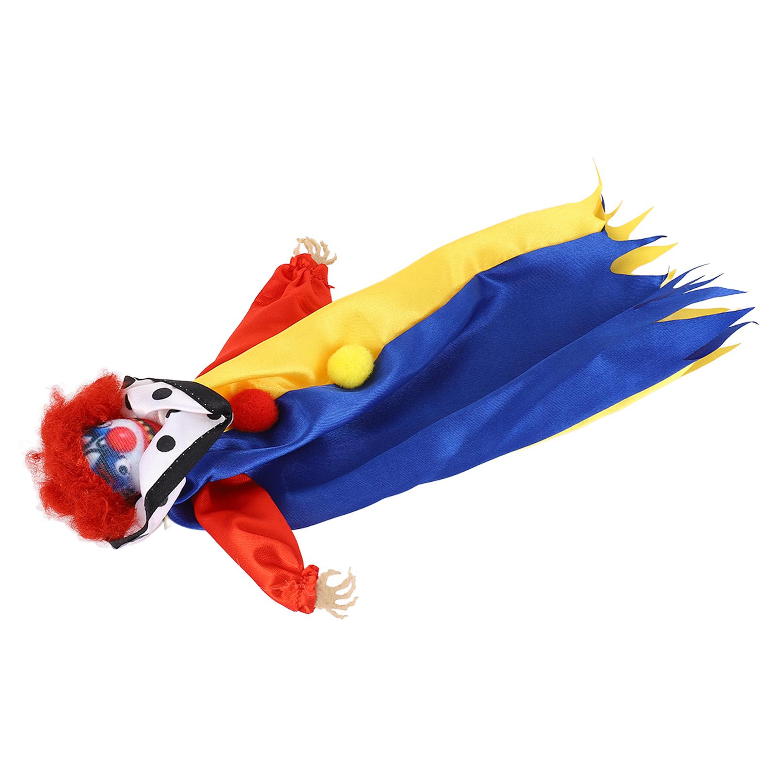 Клоун на Хэллоуин Страшная Жуткая Кукла-Клоун Украшение Подвесная Кукла-Клоун Украшение для Мероприятий на Тему Ужасов