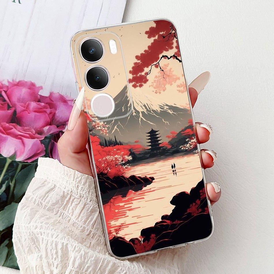 For Vivo Y19S V2419 Cool Dragon Tiger Painting Phone Case For Vivo Y19s Y 19S 4G Soft Silicone TPU Cases