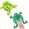 15pcs Froggy Fun Party Set-Jumping Frog Bouncing Toy with Bucket, Plastic Frogs, No Electricity Needed,Toys Suitable for Indoor