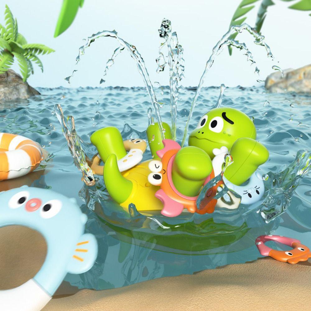 Electric Turtle Automatic Rotating Squirt Toy Long Range Spraying Turtle Water Toy Water Party