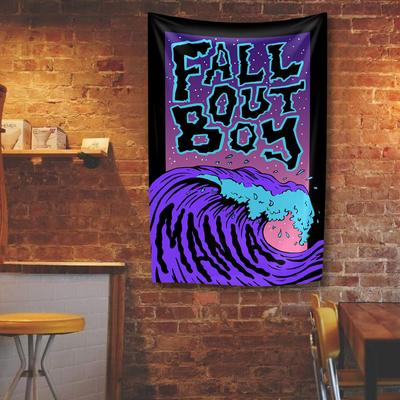 Fall Out Boys Gobelín Čtyři Otvory Polyester Digitální Potisky Vlajka Banner Rocková Kapela Venkovní Vnitřní Dekorace Pokoj Garáž Zahrada