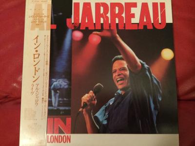 LP ieraksts AL JARREAU — Londonā P13194PROMO WEA 1985 Japan Soul/Funk Lietots