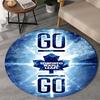 1PC Toronto Leafs Logo Round Rug, Non-slip Chair Mat, Home Decor, Circle Carpet Perfect for Office, Bedroom, Living Room,Christmas gift