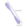[Allegra K] Ascot Tie, Polka Dot Pattern, Wedding Party, Men's, Light Purple, 114 cm