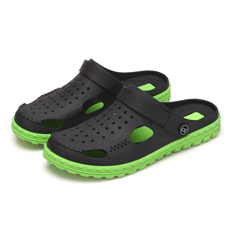 Sandals men's non-smelly feet couple's hole shoes casual comfortable soft travel vacation beach shoes summer